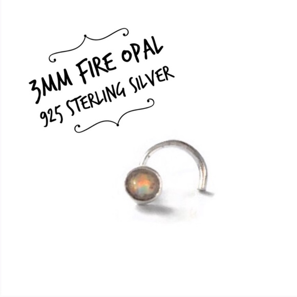 Moodtherapy Jewelry - ❌❌SOLD❌❌🆕White Fire Opal Nose Screw